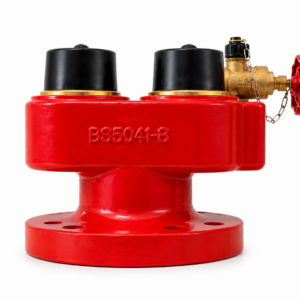 DN100 2-Way Breeching Inlet Fire Brigade Connection – 16 Bar