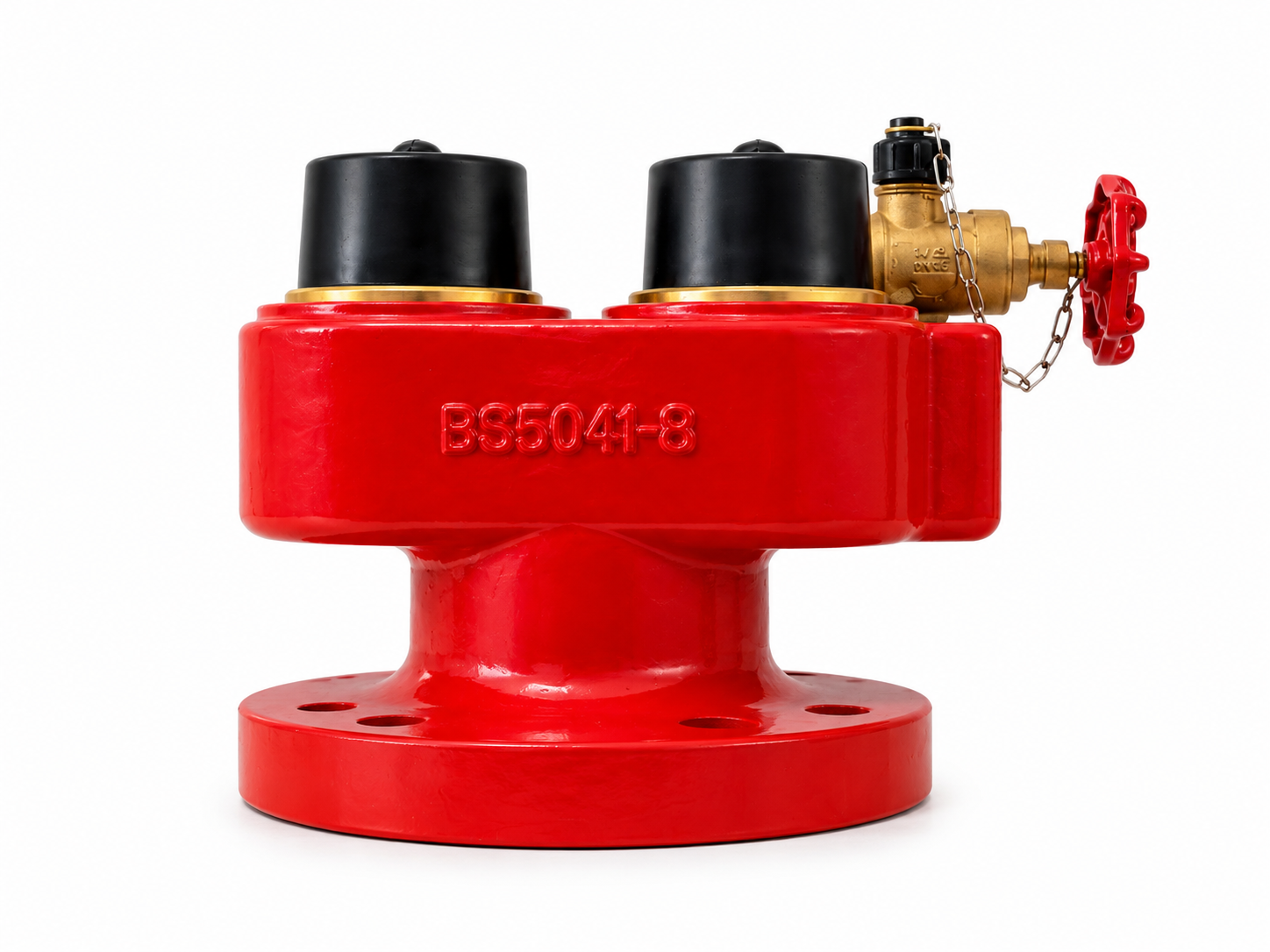 DN100 2-Way Breeching Inlet Fire Brigade Connection – 16 Bar