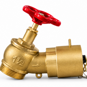 1.5-Inch Brass Fire Hydrant Valve – 16 Bar Threaded Angle Valve